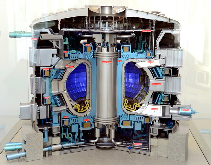 International Thermonuclear Experimental Reactor.(AFP Photo / Gerard Julien)