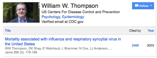 William W Thompson, PhD