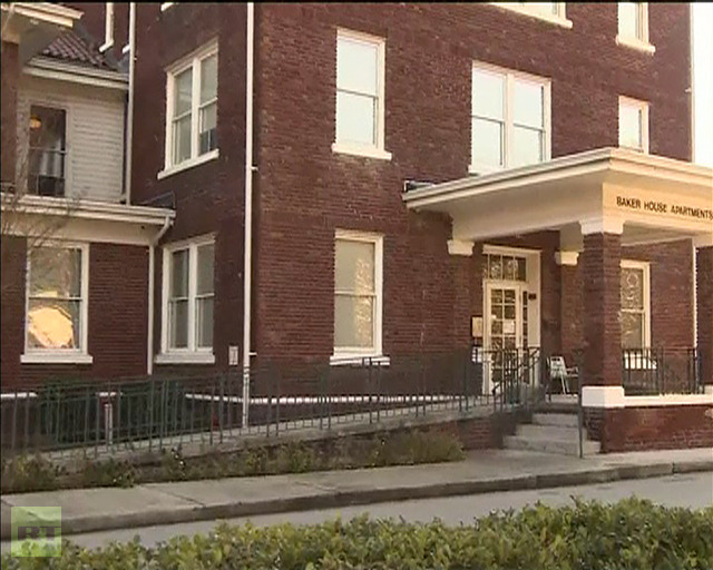Apartment building that served as center for forced sterilization in North Carolina. 