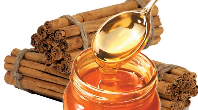 honey with cinammon